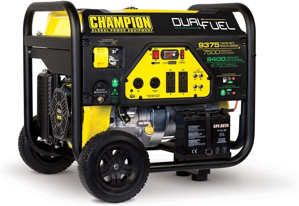Champion 7500 Watt Dual Fuel Generator