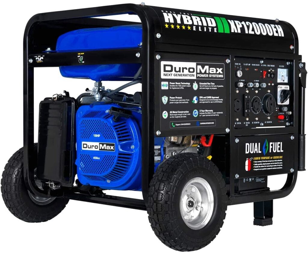 DuroMax XP12000EH Dual Fuel Generator