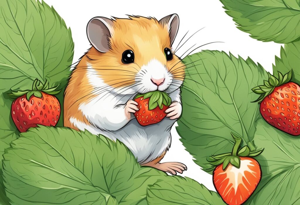 Can Hamsters Eat Strawberry Leaves