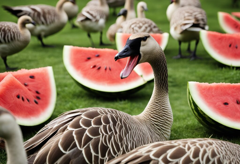 Can Geese Eat Watermelon