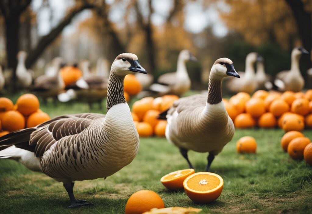 Can Geese Eat Oranges