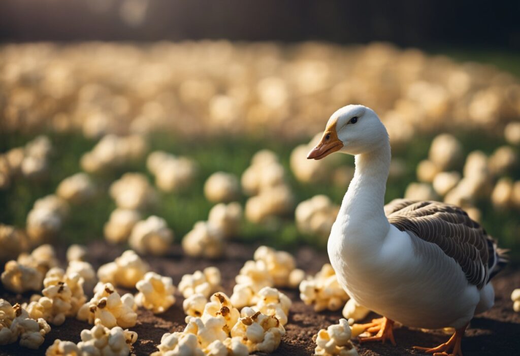 Can Geese Eat Popcorn