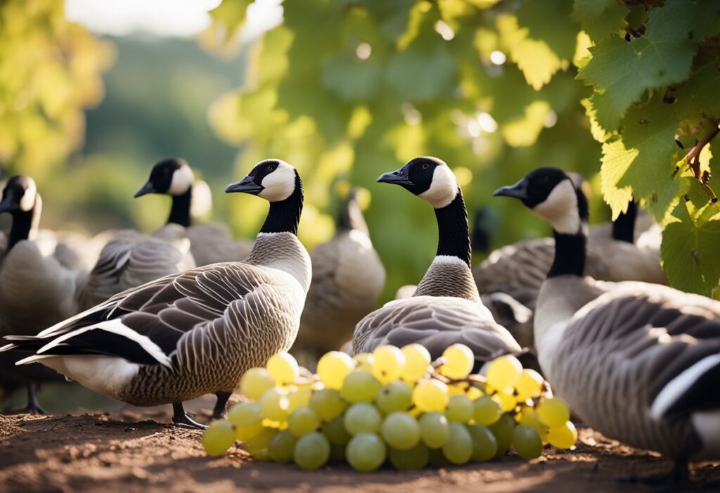 Can Geese Eat Grapes