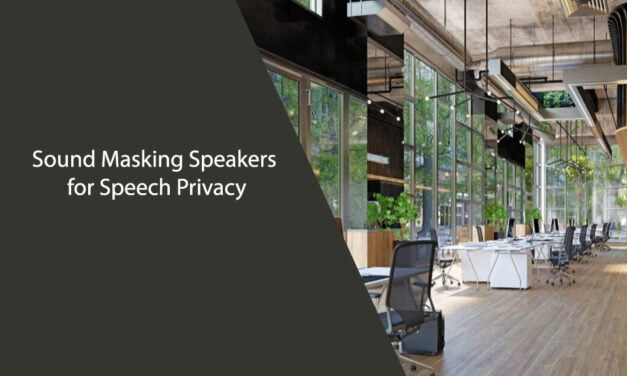 Sound Masking Speakers for Speech Privacy