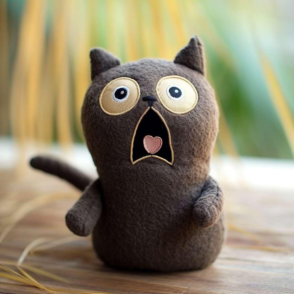 Kawaii Black Cat Plush