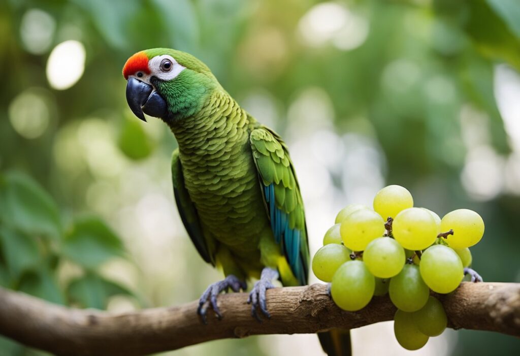 Can Green Cheek Conures Eat Grapes