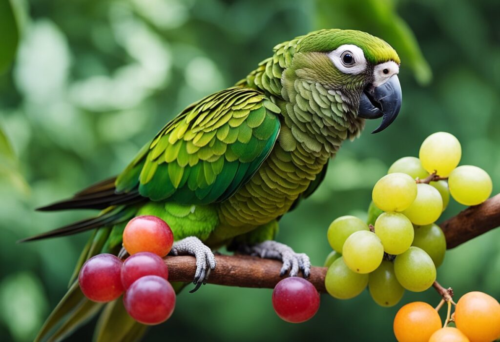 Can Green Cheek Conures Eat Grapes