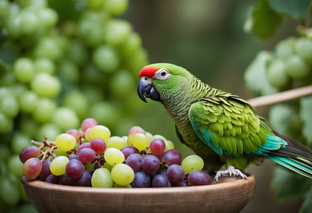 Can Green Cheek Conures Eat Grapes