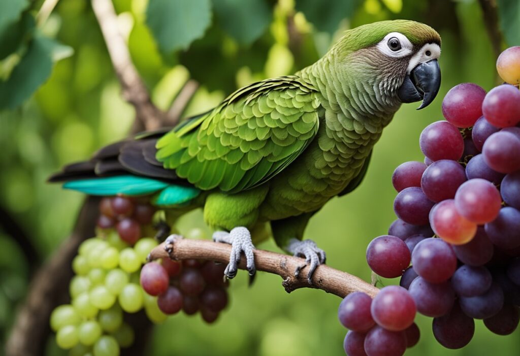 Can Green Cheek Conures Eat Grapes