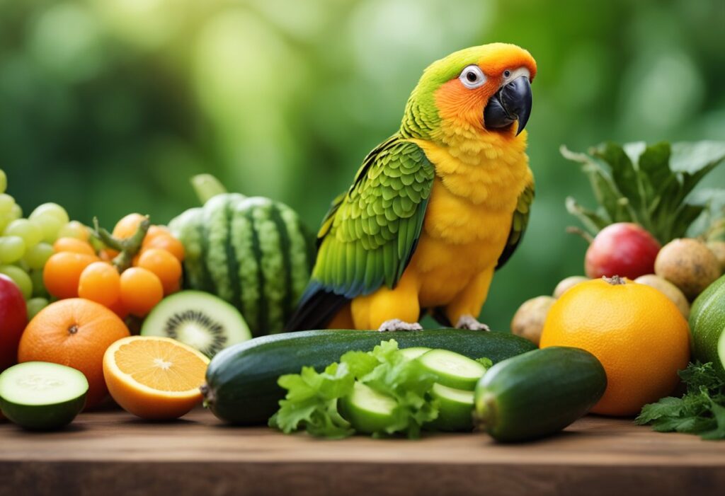 Can Conures Eat Cucumbers