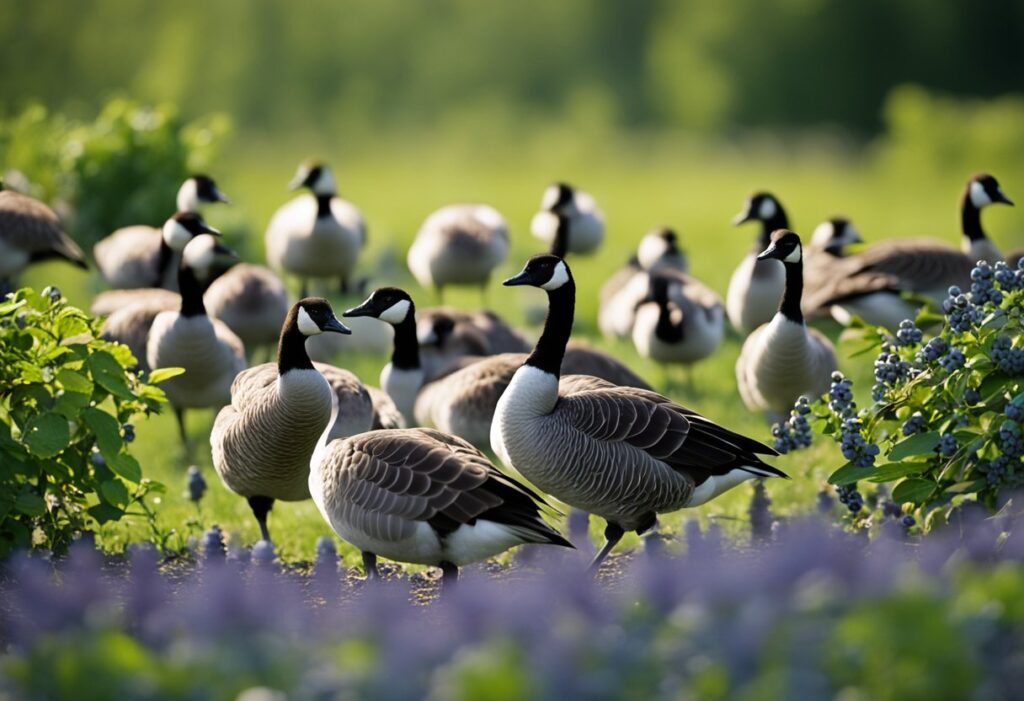 Can Canadian Geese Eat Blueberries