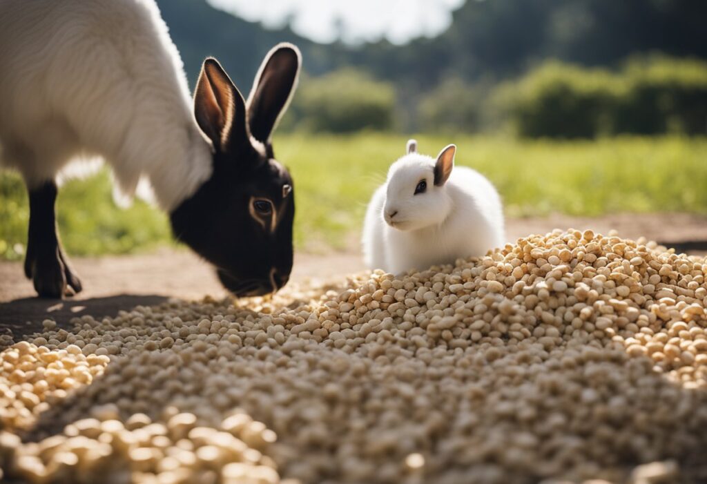 Can Rabbits Eat Goat Feed