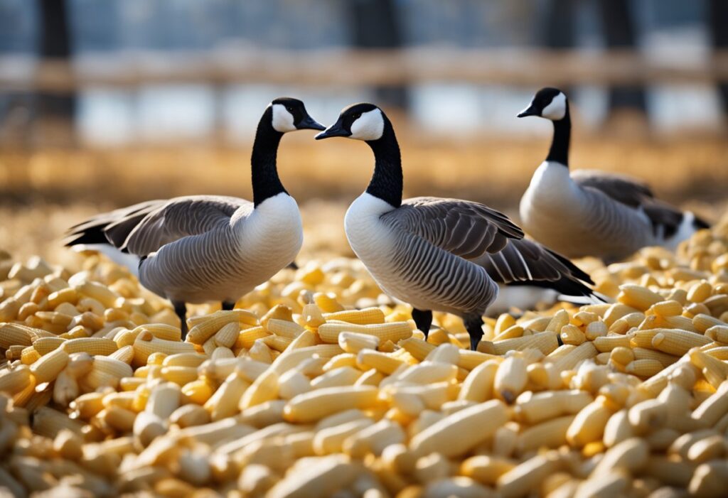 Can Canadian Geese Eat Corn