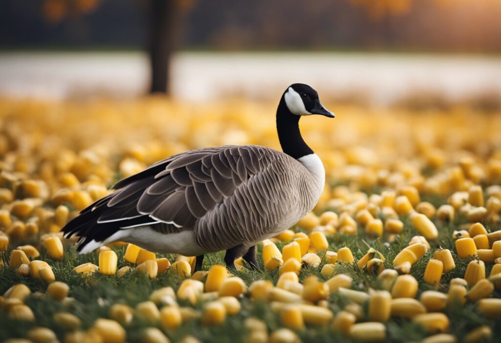 Can Canadian Geese Eat Corn