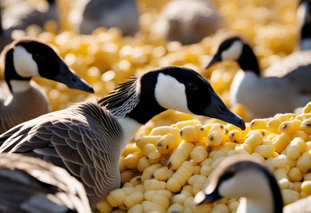 Can Canadian Geese Eat Corn