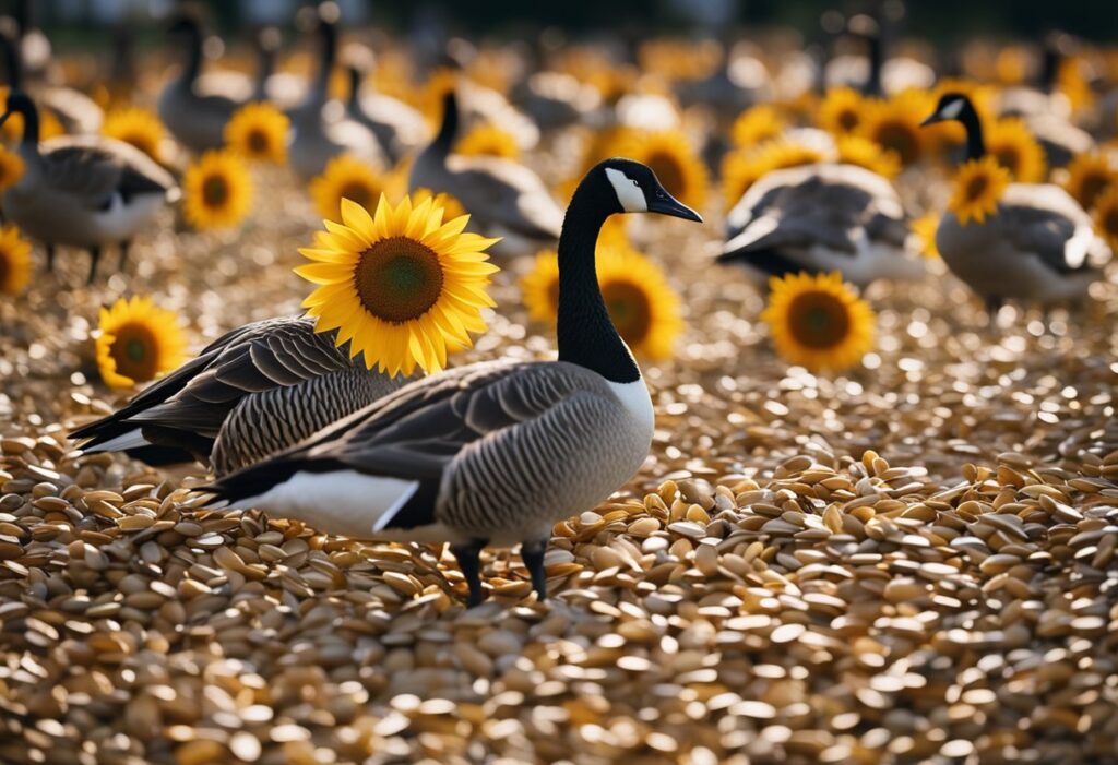 Can Canadian Geese Eat Sunflower Seeds