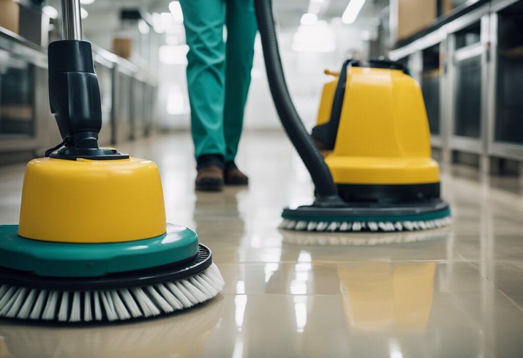 How to Use a Floor Scrubber