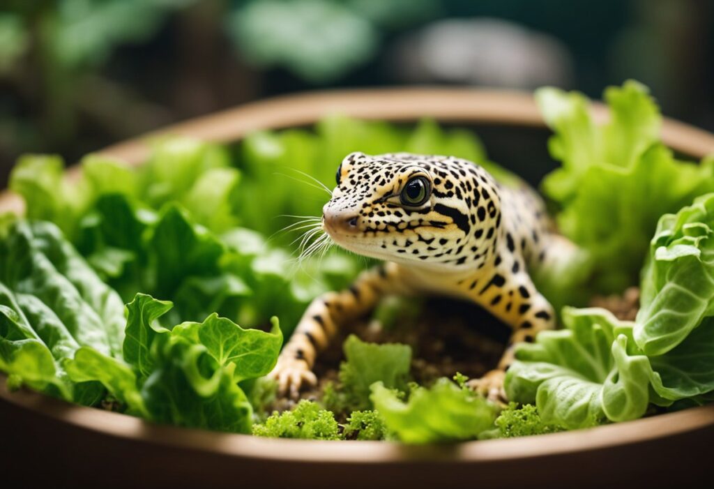 Can Leopard Geckos Eat Lettuce