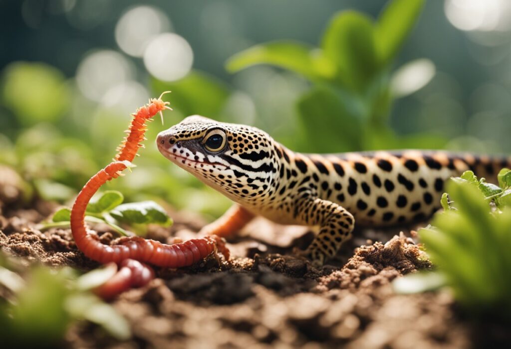 Can Leopard Geckos Eat Red Worms