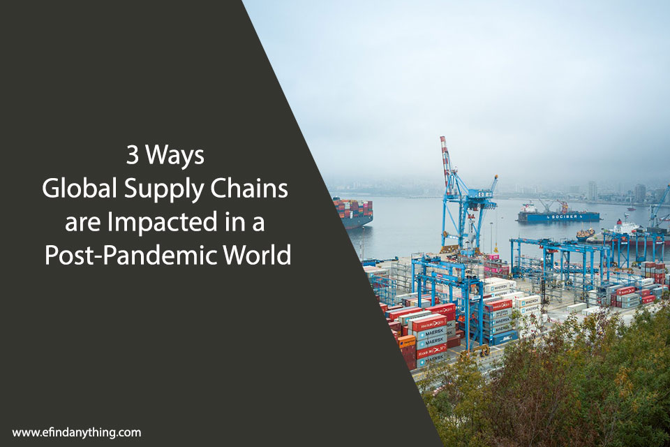 3 Ways Global Supply Chains are Impacted in a Post-Pandemic World