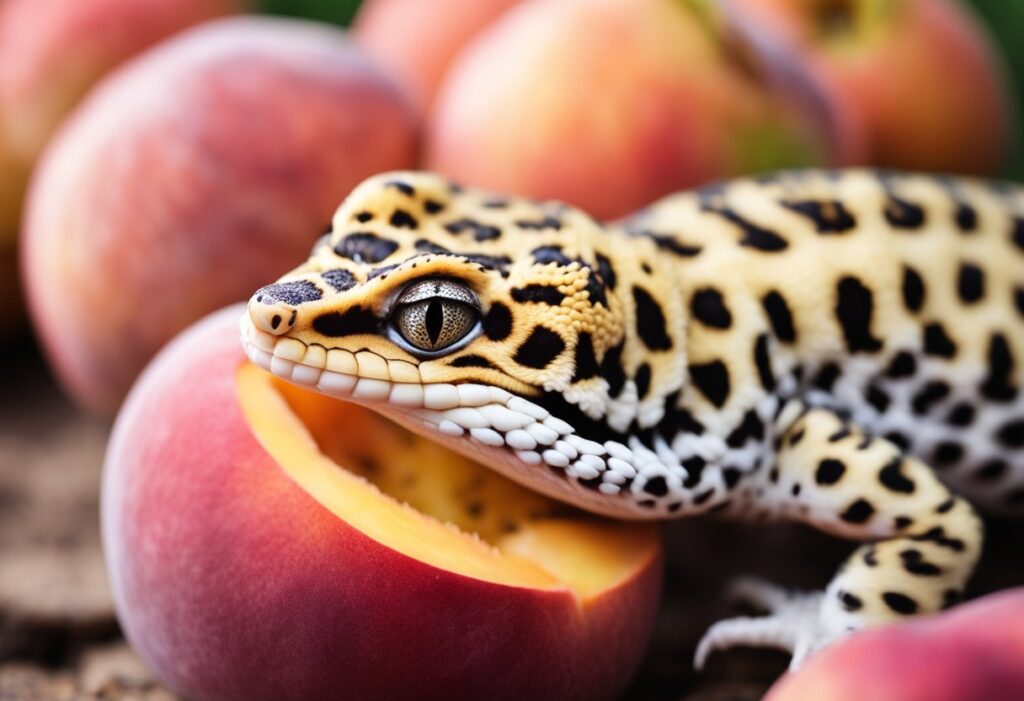 Can Leopard Geckos Eat Peaches