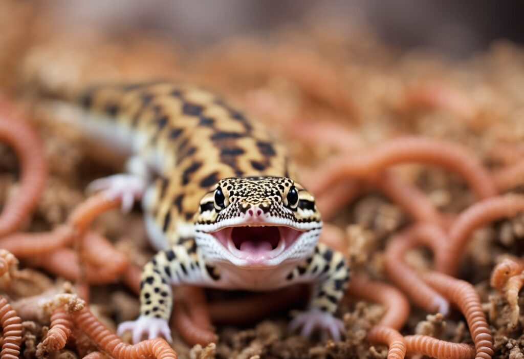 Can Leopard Geckos Eat Red Wiggler Worms