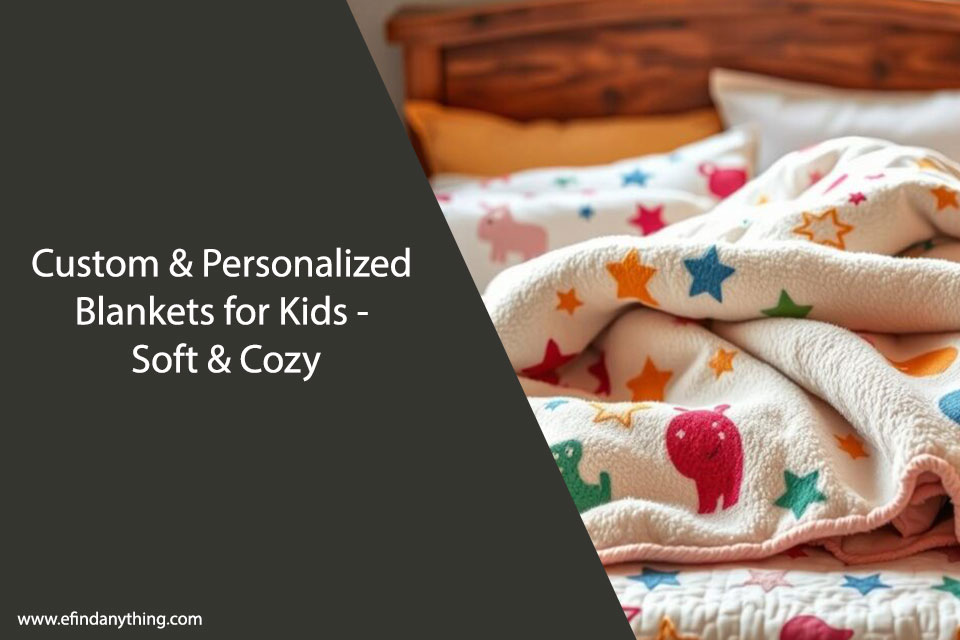 Custom & Personalized Blankets for Kids – Soft & Cozy