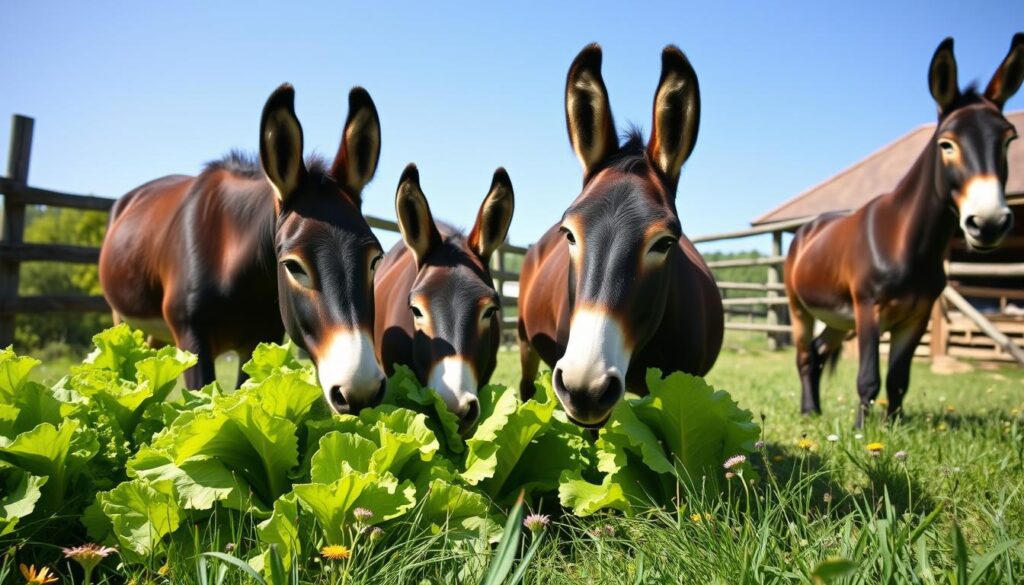 Can Donkeys Eat Lettuce