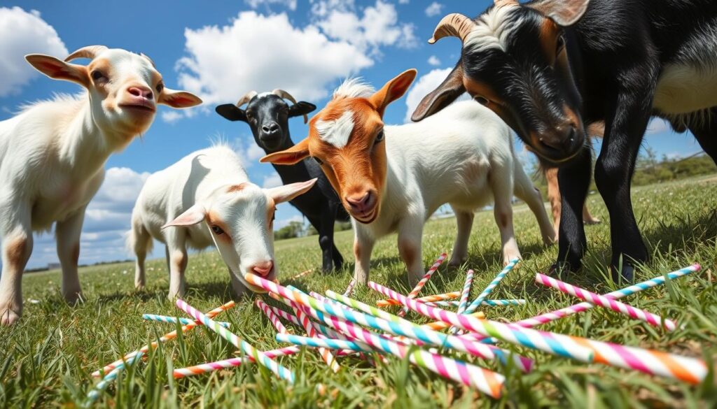 Can Goats Eat Lollipop Sticks